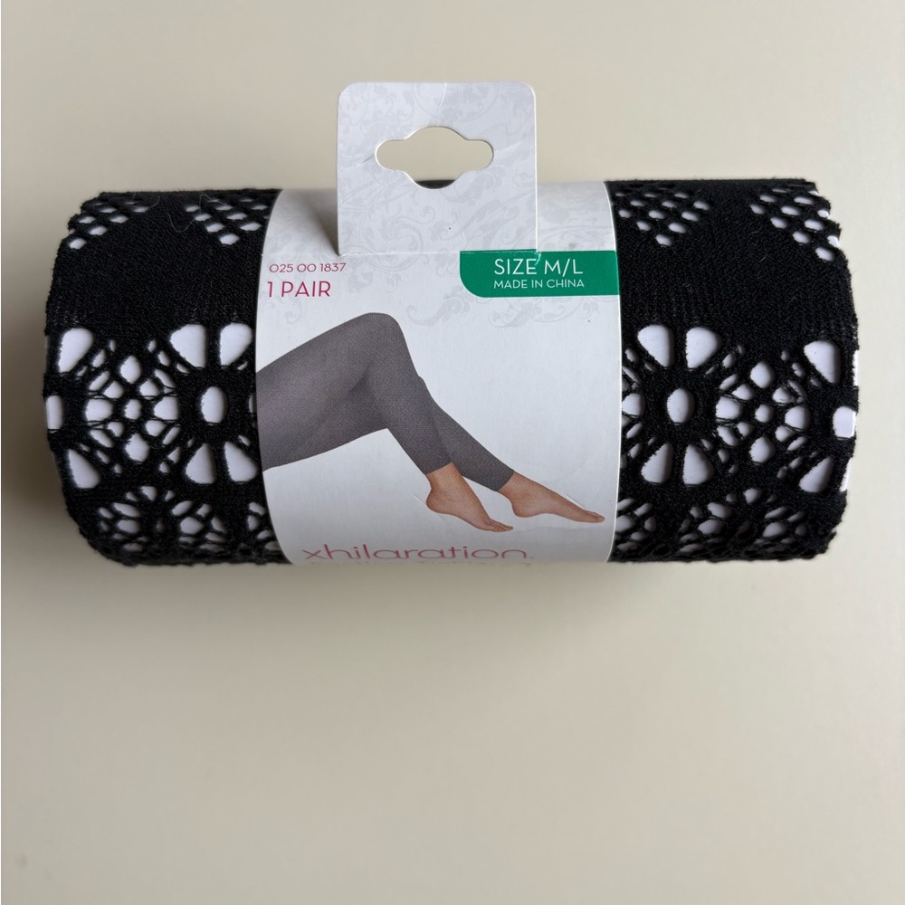 Xhilaration Black Lace Tights